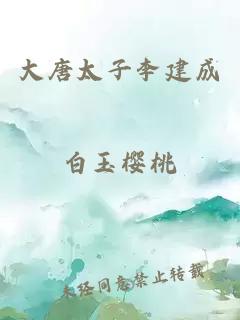 大唐太子李建成